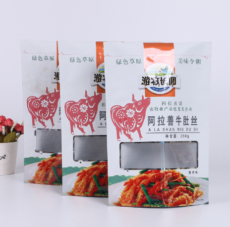 休閑食品包裝袋 牛肚絲包裝袋 牛肉干食品級塑料自封袋