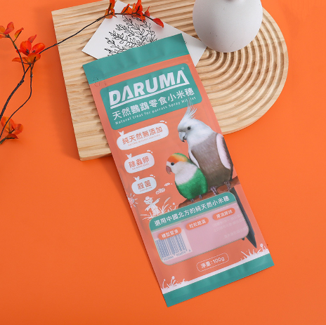 定制寵物食品包裝袋 天然殺菌鸚鵡鳥小動物零食鋁箔拉鏈袋