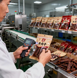 牛肉干包裝袋定制-工廠質(zhì)檢場景